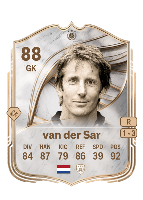 FC 26 Edwin van der Sar 88 rated GK FUT Ultimate Team card