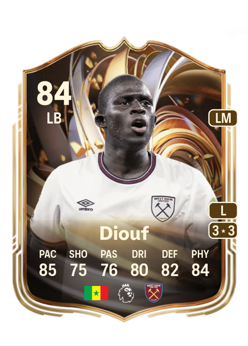 FC 26 El Hadji Malick Diouf (Ratings Reload) 84 rated LB FUT Ultimate Team card