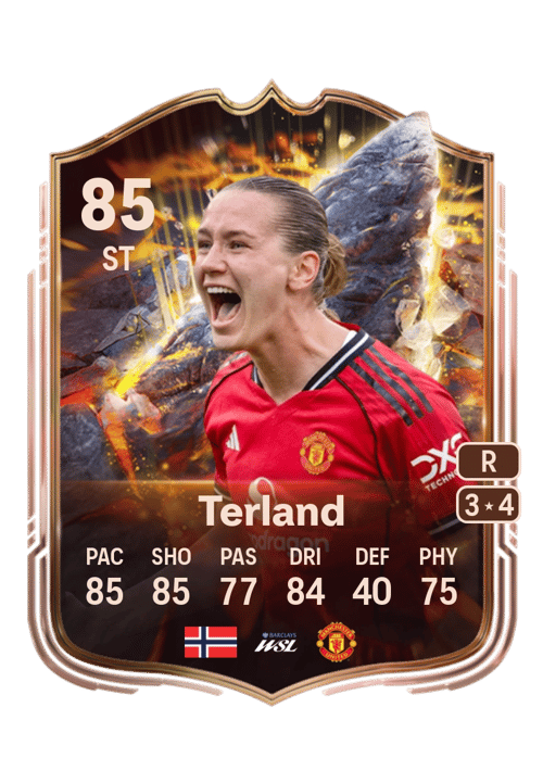 FC 26 Elisabeth Terland (Cornerstones) 85 rated ST FUT Ultimate Team card