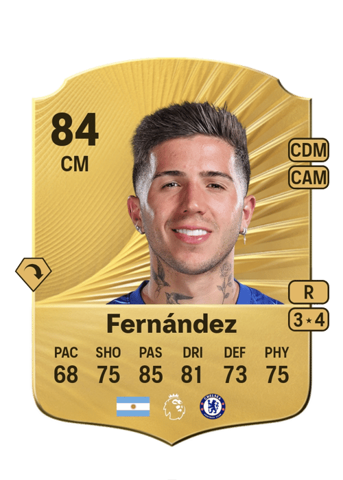 FC 26 Enzo Fernández 84 rated CM FUT Ultimate Team card