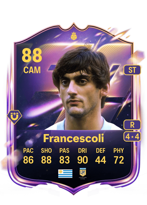 FC 26 Enzo Francescoli 88 rated CAM FUT Ultimate Team card