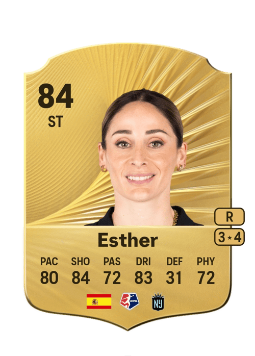 FC 26 Esther 84 rated ST FUT Ultimate Team card