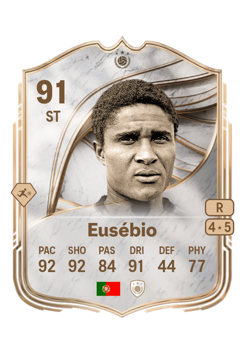 FC 26 Eusébio 91 rated ST FUT Ultimate Team card