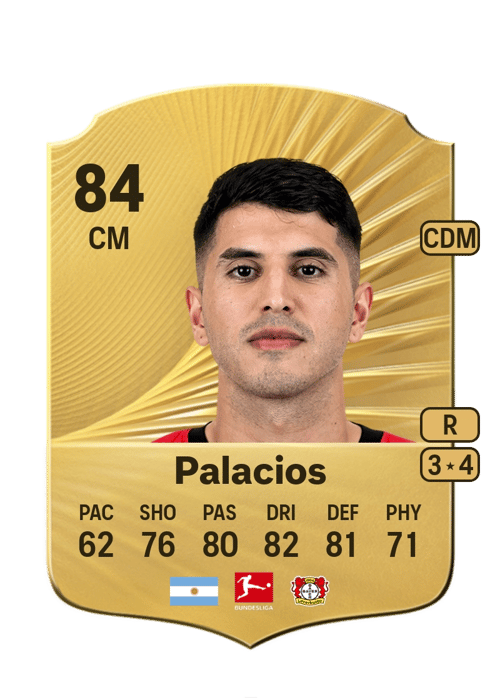 FC 26 Exequiel Palacios 84 rated CM FUT Ultimate Team card