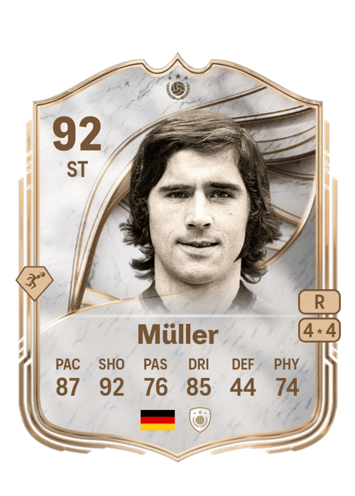 FC 26 Gerd Müller 92 rated ST FUT Ultimate Team card