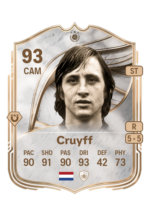 FC 26 Johan Cruyff 93 rated CAM FUT Ultimate Team card