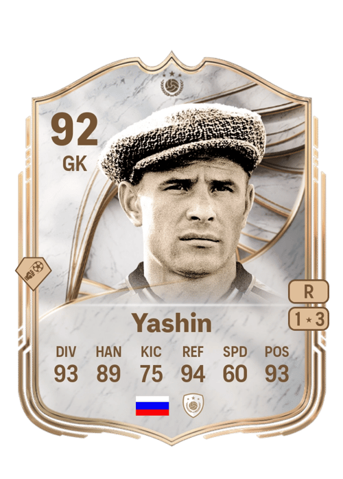 FC 26 Lev Yashin 92 rated GK FUT Ultimate Team card