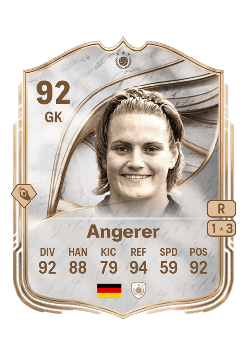 FC 26 Nadine Angerer 92 rated GK FUT Ultimate Team card