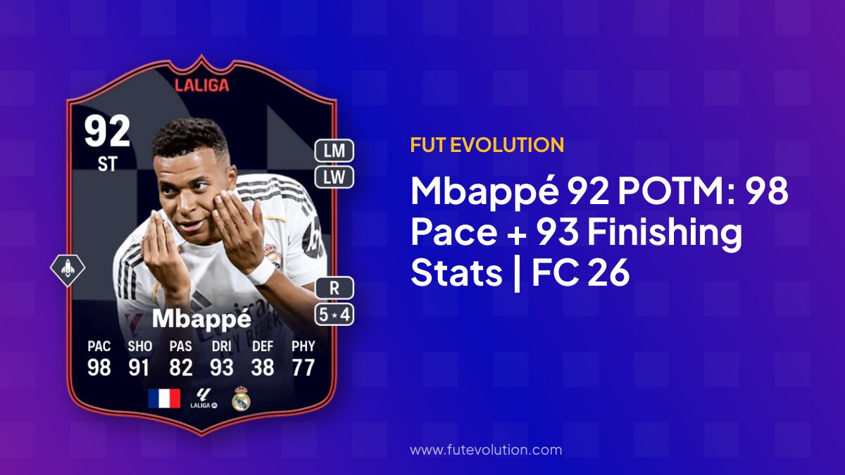 Kylian Mbappé FC 26 Review