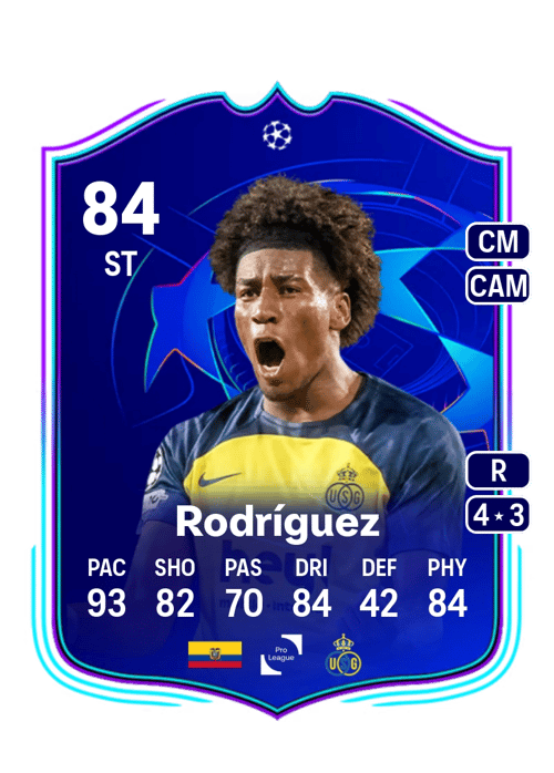 FC 26 Kevin Rodríguez (UCL Road to the Knockouts) 84 rated ST FUT Ultimate Team card