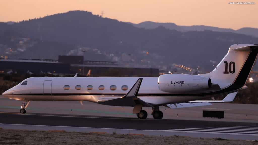 Ronaldo, Messi, Eto'o… The private jets of football stars